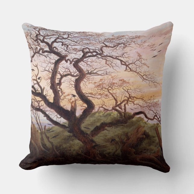 Coussin L'arbre des corneilles, 1822 (Recto)