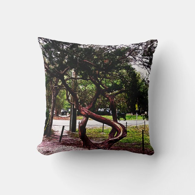 Coussin L'arbre tordu 1123 (Recto)