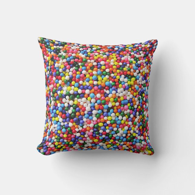 Coussin L'arc-en-ciel arrose (Recto)