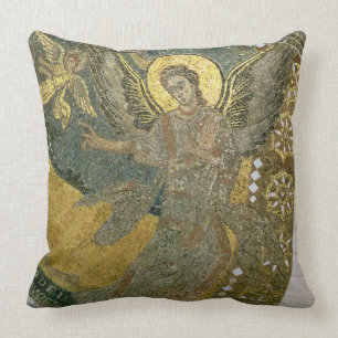 Coussin L'arche de l'engagement soutenu par Cherubim, pour