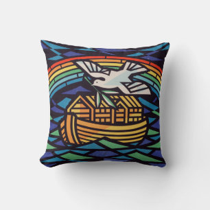 Coussin L'Arche de Noé avec le Saint-Esprit