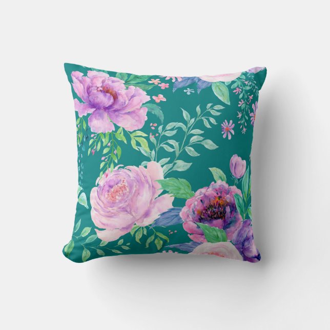 Coussin Large Peony  (Recto)