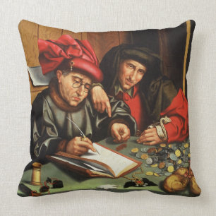 Coussin L'argent Lenders (huile sur le panneau de chêne)