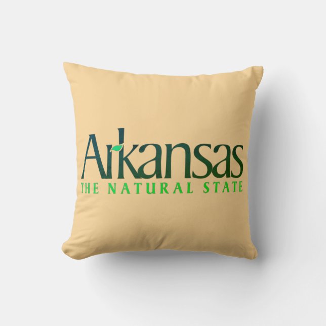 Coussin L'Arkansas L'Etat Nature (Recto)
