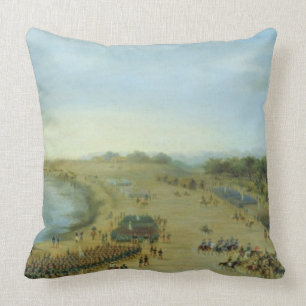 Coussin L'arrivée de l'armée alliée chez Itapiru, Parag