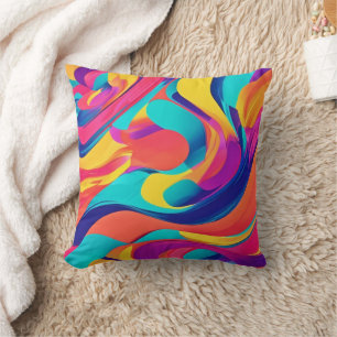Coussin L'art Abstrait en effervescence