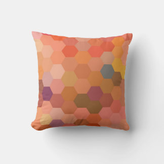 Coussin L'art Abstrait Hexagon | Motif géométrique moderne
