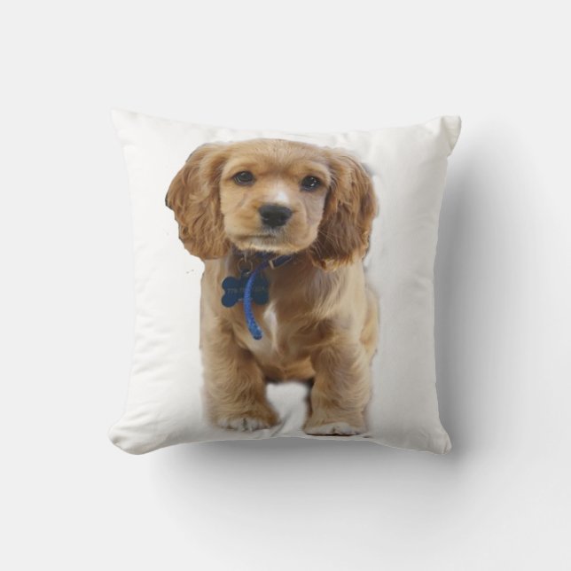 Coussin L'art chiot (Recto)