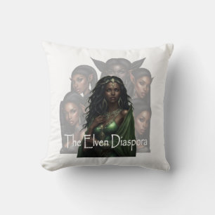 Coussin L'art de couverture de la Diaspora elfe