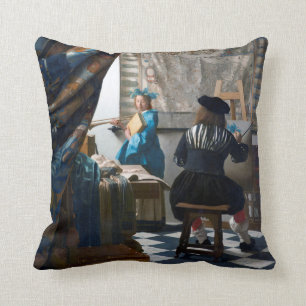 Coussin L'art de la peinture, Johannes Vermeer, 1666-1667