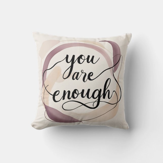 Coussin L'art doux "Vous en êtes assez" (Recto)