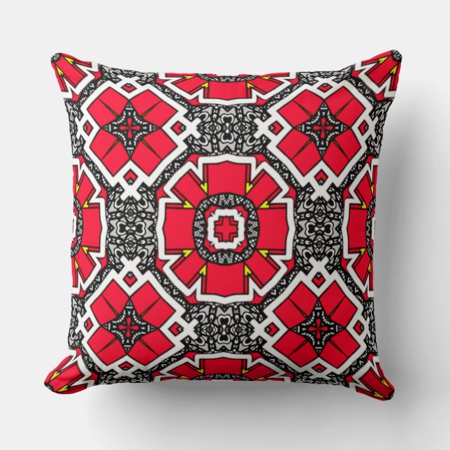 Coussin L'art du kaléidoscope du tome seize quatorze (Recto)