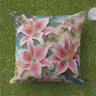 Coussin L'Art Floral Numérique Est Un Refraichissement Vib