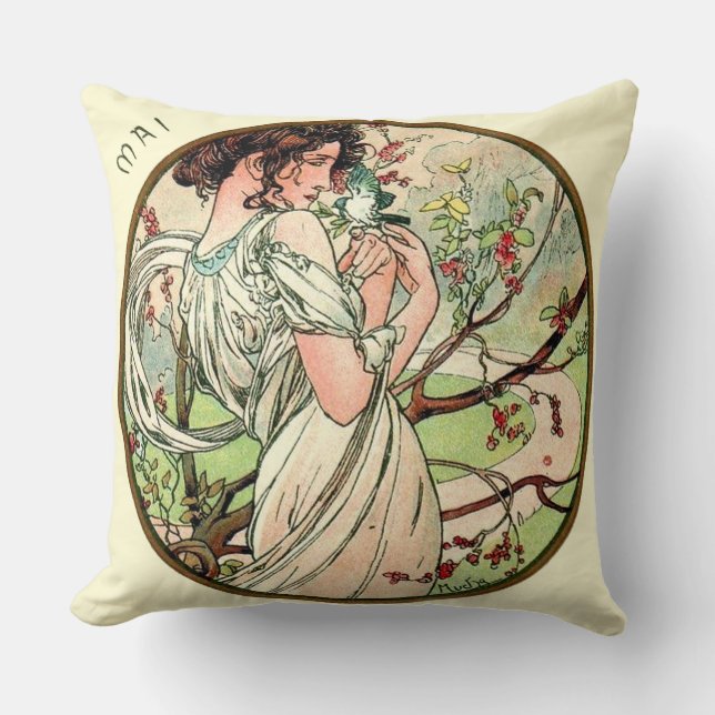 Coussin L'art français Nouveau peut amortir (Recto)