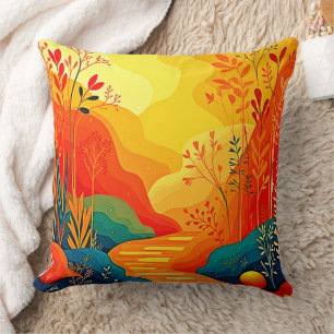 Coussin L'art paysager d'automne