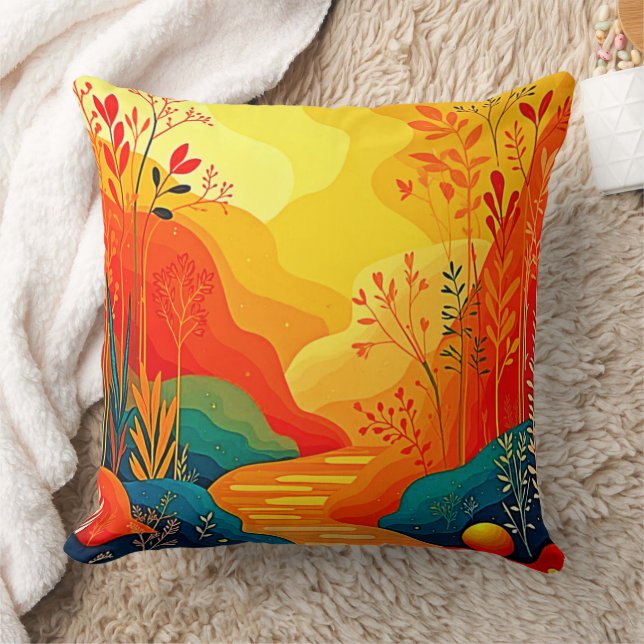 Coussin L'art paysager d'automne (Couverture)