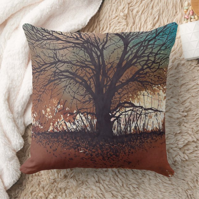 Coussin L'art paysager des arbres (Couverture)