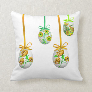 Coussin L'art populaire Eggs (Ukrainien-inspiré)