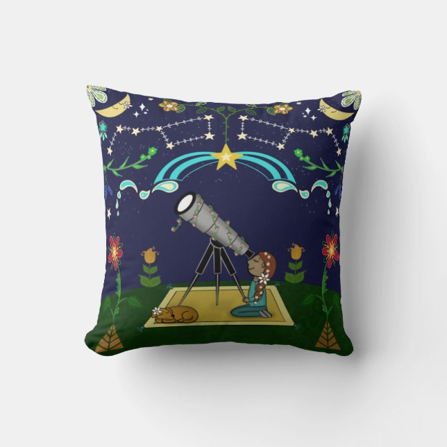 Coussin L'art populaire Night Sky (Recto)