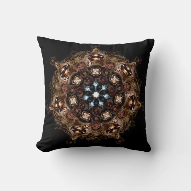 Coussin L'Art Psychédélique De Mandala (Recto)