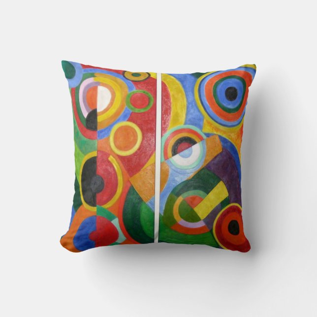 Coussin L'art Robert Delaunay : Rythme (Recto)