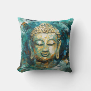 Coussin L'Art Spirituel Tranquille Bouddha Aura