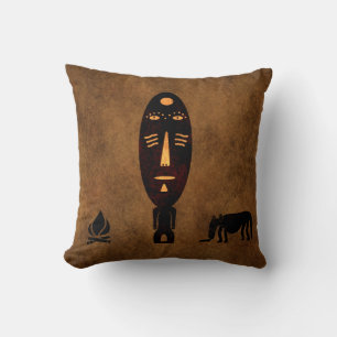 Coussin L'art tribal africain Abstrait