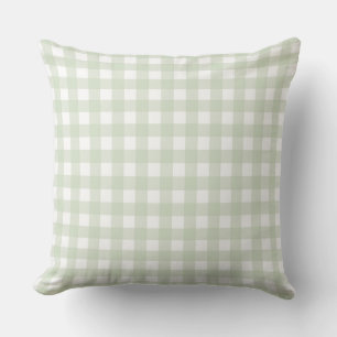 Coussin Lauren En vichy Pastel Green