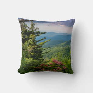 Coussin Laurier de montagne au lever du soleil