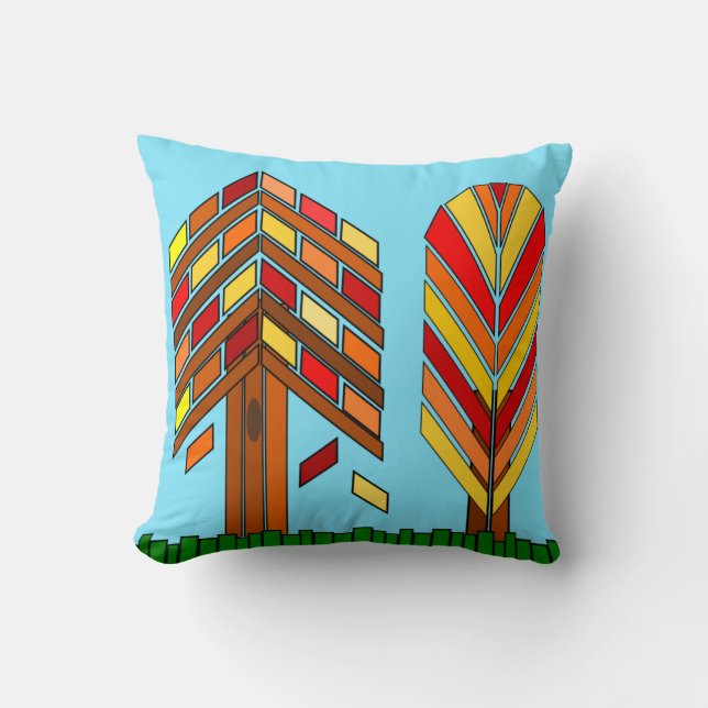 Coussin L'automne est là (Recto)