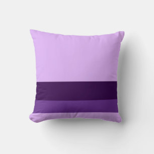 Coussin Lavande avec lignes de diviseur + n'importe quelle