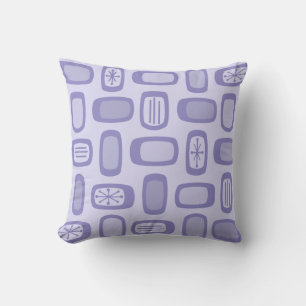 Coussin Lavande de Rectangles arrondies MCM du milieu du s