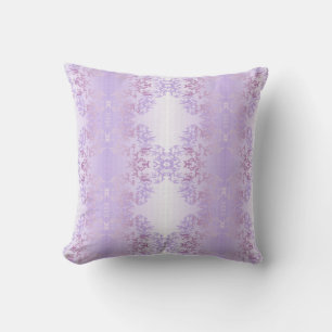 Coussin Lavande Grâce Damassé