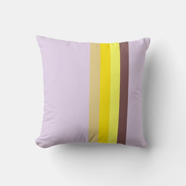 Coussin Lavande jaune Brown (Recto)