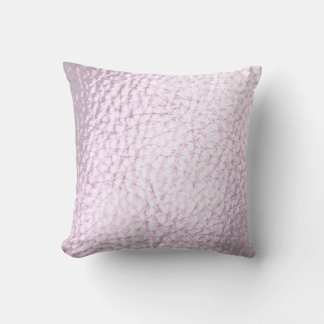 Coussin Lavander Pearl Faux Design en cuir (Recto)