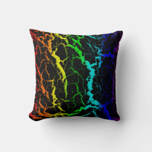 Coussin Lave de l'espace fissuré - spectre lumineux
