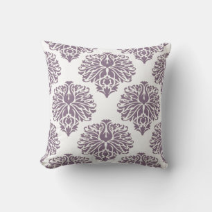 Coussin Lavender Elegant Damask