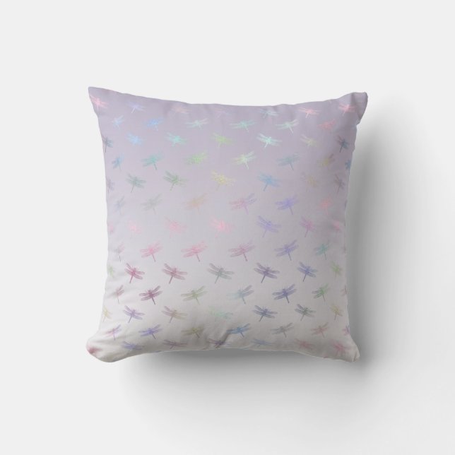 Coussin Lavender Ombre Arc-en-ciel (Recto)