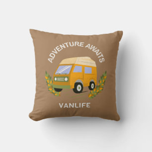 Coussin L'aventure attend VanLife