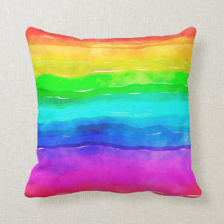 Coussin Laver de peinture à l'aquarelle