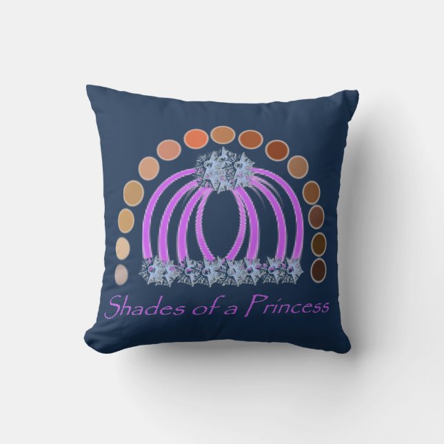 Coussin LavishlySur Les Ombres D'Une Princesse Maquiller A (Recto)