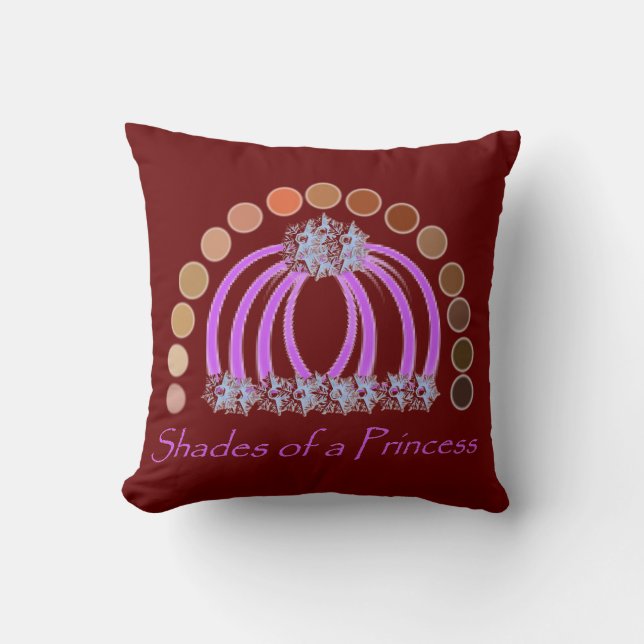 Coussin LavishlySur Les Ombres D'Une Princesse Maquiller A (Recto)