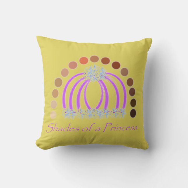 Coussin LavishlySur Les Ombres D'Une Princesse Maquiller A (Recto)