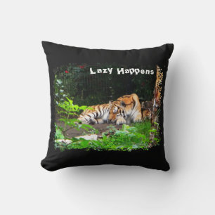 Coussin Lazy arrive le tigre de Sibérie
