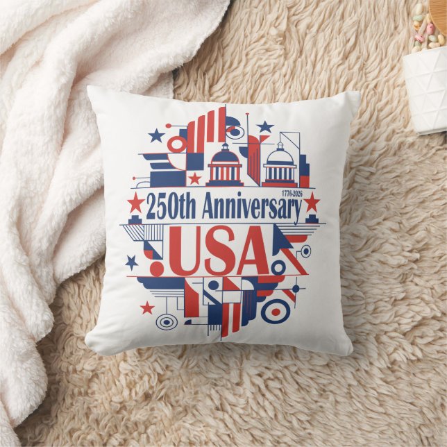 Coussin le 250e anniversaire de l'Amérique (Couverture)