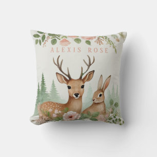 Coussin Le Baby shower des animaux des bois