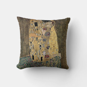 Coussin Le baiser de Gustav Klimt (vers 1908)