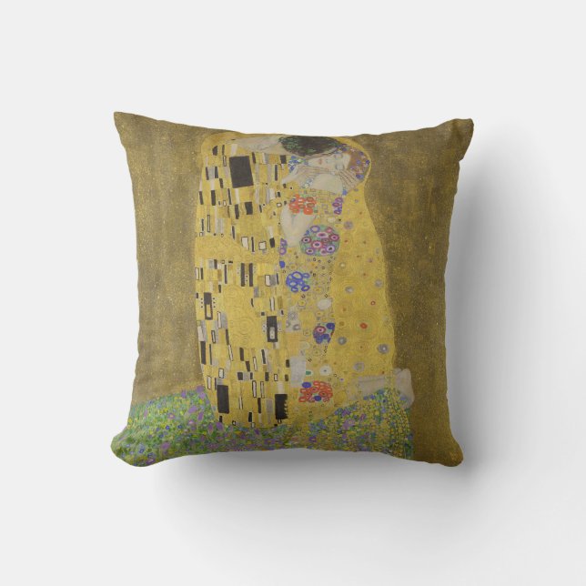 Coussin Le Baiser par Gustav Klimt (Recto)