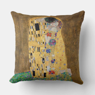 Coussin Le Baiser par Gustav Klimt