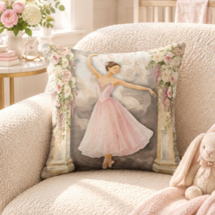 Coussin Le ballet est comme rêver sur ses pieds Ballerine